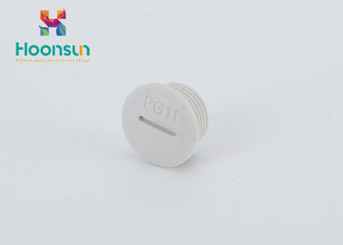 Nylonwasser-Beweis IP 54 der kabelmuffen-Zusatz-PG11 weiße Stecker Farb