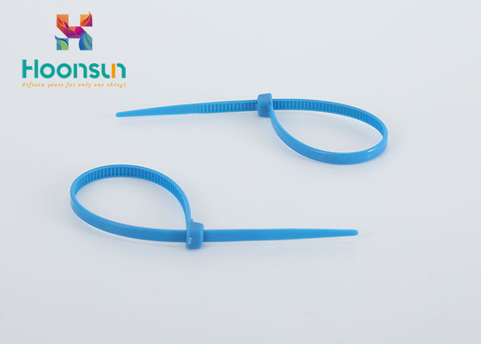 2.5*100mm Kabelmuffen-Ausrüstung UL94 - V2 blauer selbstsichernder Kabelbinder des Nylon-PA66