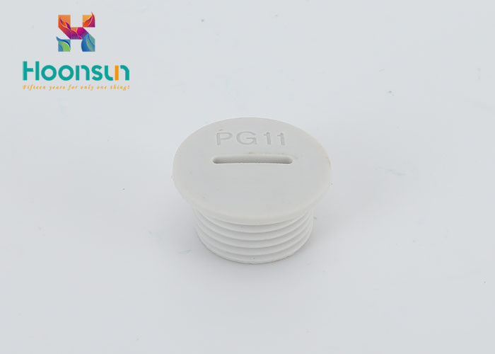Nylonwasser-Beweis IP 54 der kabelmuffen-Zusatz-PG11 weiße Stecker Farb